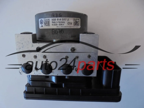 Pompe ABS et calculateur VW AUDI SEAT SKODA 5Q0614517J, 10.0220-0246.4, 10022002464, 5Q0907379K, 10.0915-4336.3, 10091543363