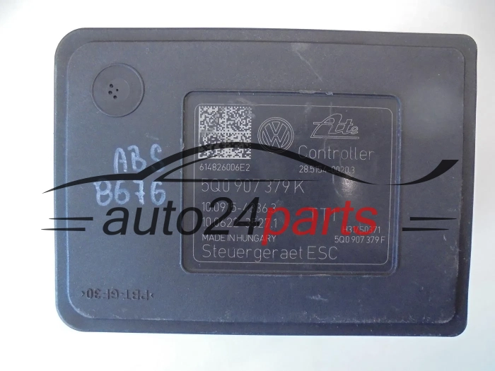 Pompe ABS et calculateur VW AUDI SEAT SKODA 5Q0614517J, 10.0220-0246.4, 10022002464, 5Q0907379K, 10.0915-4336.3, 10091543363