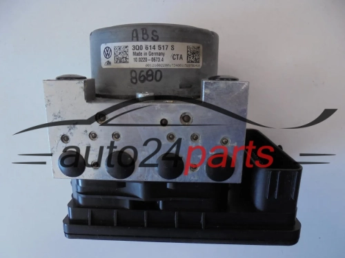ABS PUMPE UND STEUERGERÄT VOLKSWAGEN SKODA 3Q0614517S 3Q0907379S