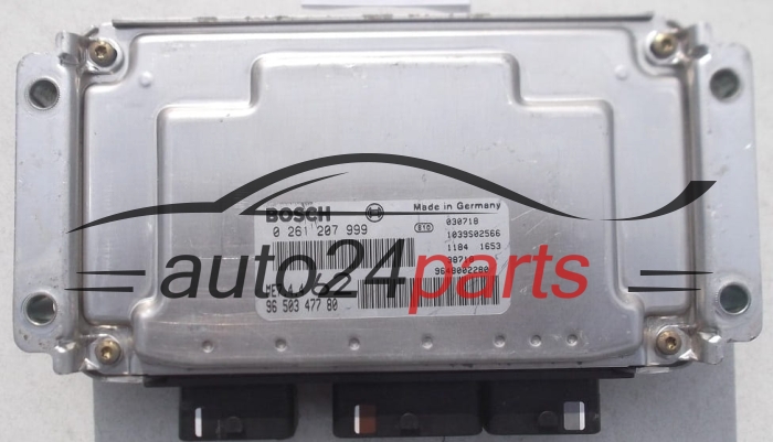 MOTORSTEUERGERÄT ECU STEUERGERÄT CITROEN C2 1.6 BOSCH 0 261 207 999, 0261207999, 96 503 477 80, 9650347780, 9648002280, ME7.4.4 62
