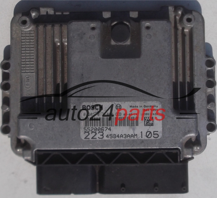 MOTORSTEUERGERÄT ECU STEUERGERÄT FIAT DOBLO 1.9 JTD BOSCH 0281012864, 55200674, 223 4534A3AAM 105, 1039S12422