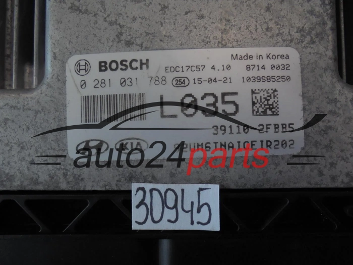 Calculateur Moteur KIA 0281031788 39110-2FBB5 391102FBB5