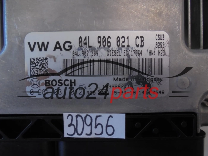 Calculateur Moteur  AUDI 0281031012 04L906021CB EDC17C64