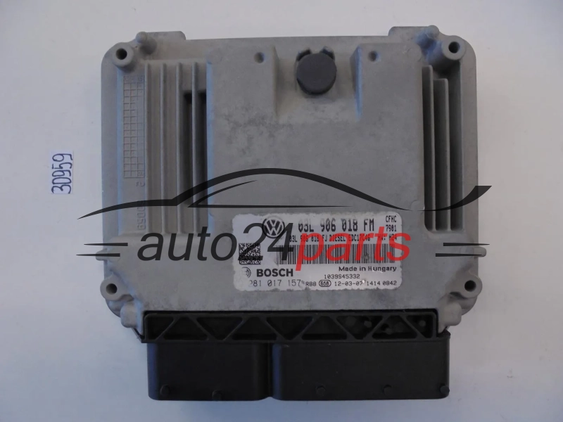 KOMPUTER STEROWNIK SILNIKA VOLKSWAGEN 0281017157 03L906018FM EDC17C46