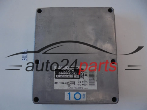 KOMPUTER STEROWNIK SILNIKA TOYOTA YARIS 1.3 2NZ-FE 89661-52082, 8966152082, 211000-5992, 2110005992
