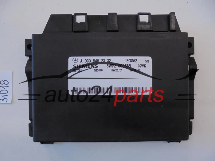 STEROWNIK SKRZYNI AUTOMATYCZNEJ MERCEDES W210 SIEMENS 5WP2 0005BB, 5WP20005BB, A 030 545 23 32, A0305452332