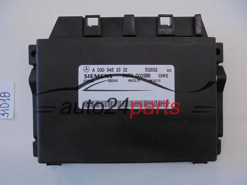 STEROWNIK SKRZYNI AUTOMATYCZNEJ MERCEDES W210 SIEMENS 5WP2 0005BB, 5WP20005BB, A 030 545 23 32, A0305452332