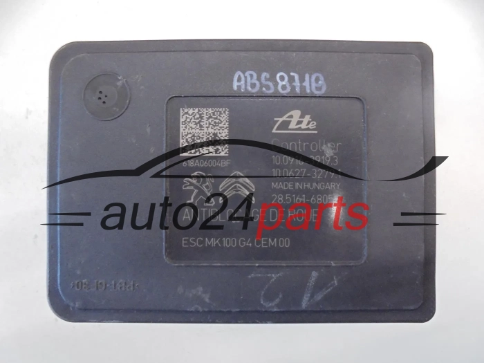POMPE ABS ET CALCULATEUR CITROEN PEUGEOT 9829234580 10.0916-3919.3 10091639193