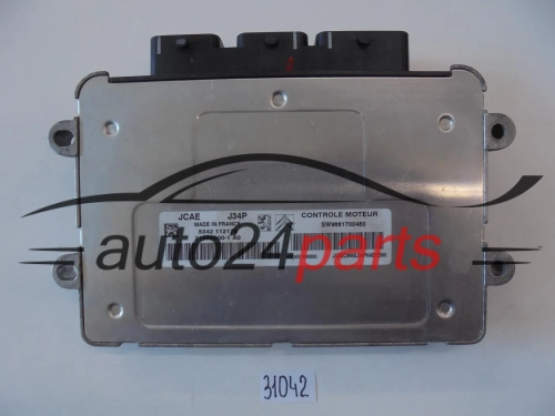 CALCULATEUR MOTEUR  CITROEN C2 1.4 JCAE J34P 21585900-1 A0 SW9661700480 HW9651696680