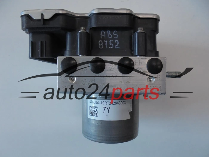 Pompe ABS et calculateur RENAULT 0265310627 476606419R 0265957267