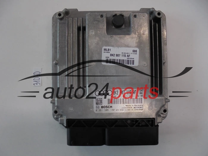 KOMPUTER STEROWNIK SILNIKA AUDI A4 A5 2.0 TFSI BOSCH 0 261 S06 180, 0261S06180, 8K2 907 115 AF, 8K2907115AF