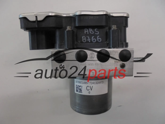 ABS Pumpe und steuergerat RENAULT 0265299274 476601495R 0265957457