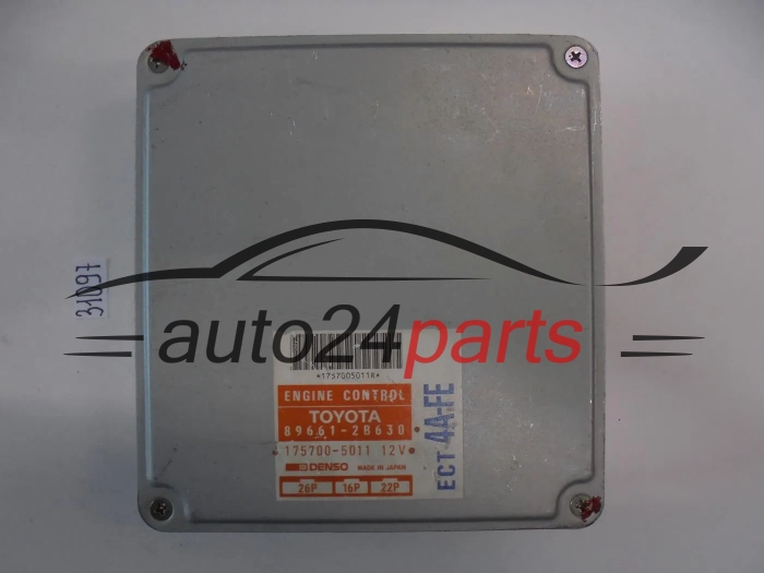 KOMPUTER STEROWNIK SILNIKA TOYOTA COROLLA 1.6 ECT 4A-FE 89661-2B630 896612B630 175700-5011 175700501