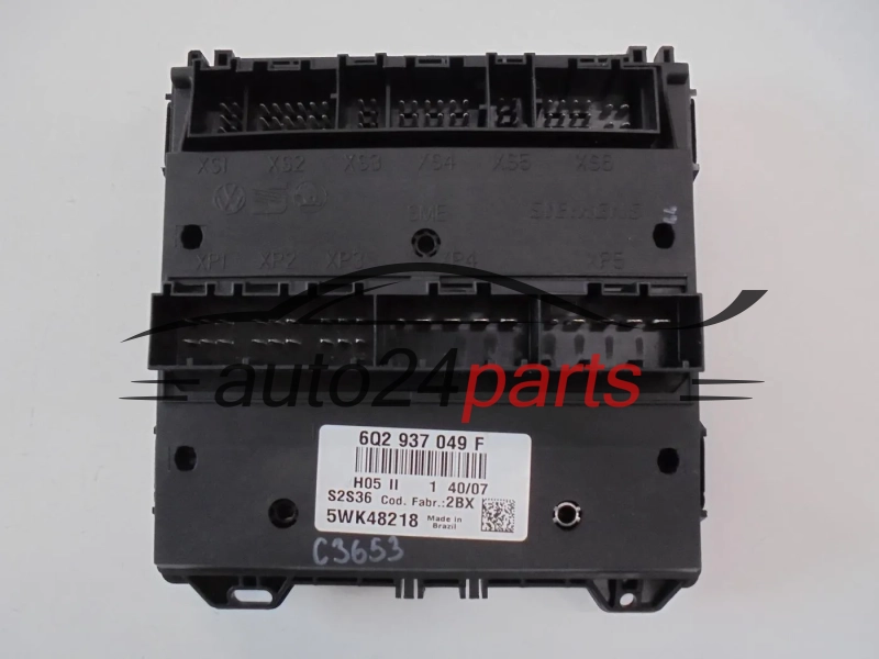 CENTRALKA MODUL STEROWNIK KOMFORTU SEAT IBIZA SKODA FABIA VW POLO 6Q2937049F SIEMENS 5WK48218