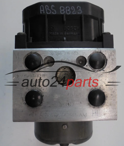 ABS VOLKSWAGEN AUDI A4 PASSAT BOSCH 0 265 216 562, 0265216562, 8E0 614 111 AM, 8E0614111AM, 0 273 004 282, 0273004282