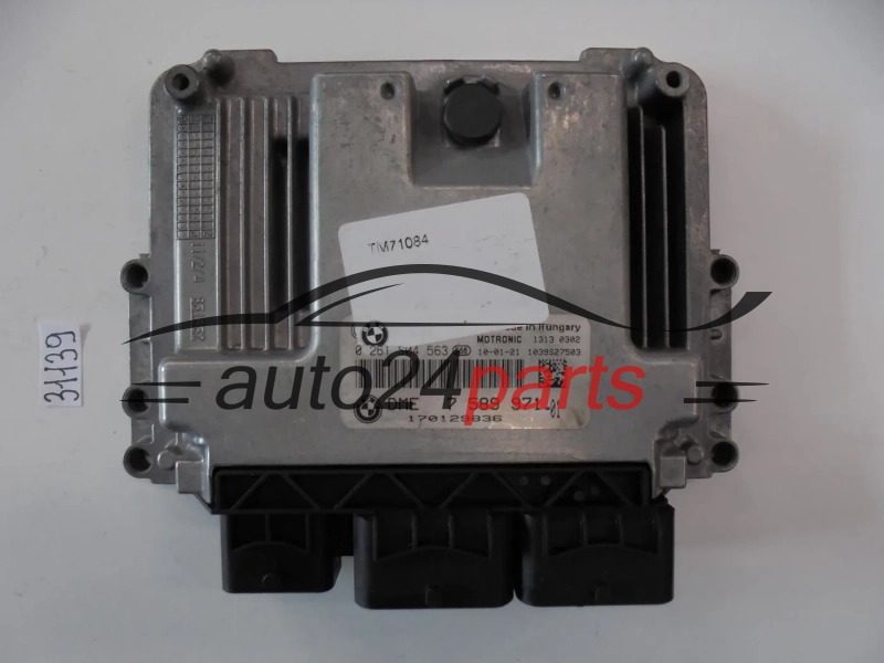 KOMPUTER STEROWNIK SILNIKA MINI COOPER 1.6 BOSCH 0 261 S04 563, 0261S04563, DME 7 589 971, DME 7589971