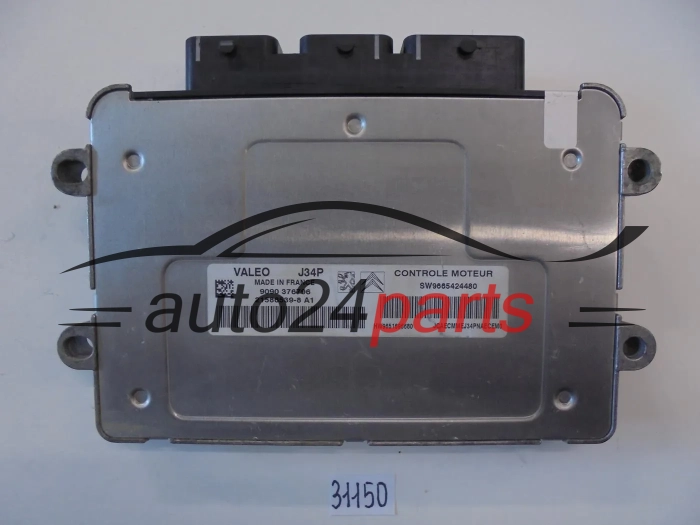 KOMPUTER STEROWNIK SILNIKA CITROEN C3 1.4 VALEO J34P 21586539-8 A, 215865398A, SW9665424480 HW9651696680