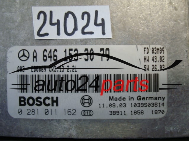 MERCEDES BENZ BOSCH 0281011162 A6461533079 ECU CENTRALITA DE MOTOR