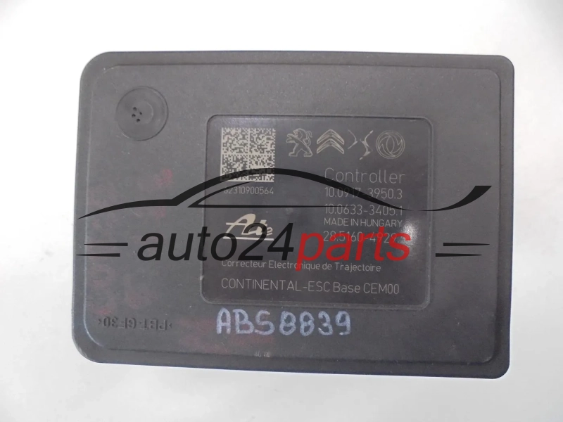 POMPA ABS I STEROWNIK OPEL CORSA F 9846124480 10.0917-3950.3 10091739503