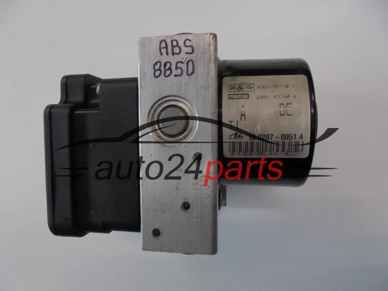 ABS POMPA I STEROWNIK FORD FUSION FoMoCo 4S61-2M110-CC, 4S612M110CC, D461 437A0-A, ATE 10.0207-0051.4, 10020700514, 10.0970-0132.3, 10097001323