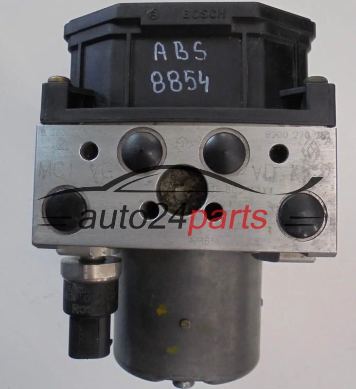 ABS POMPA I STEROWNIK RENAULT BOSCH 0 265 225 259, 0265225259, 8200 270 251, 8200270251, 0 265 950 117, 0265950117