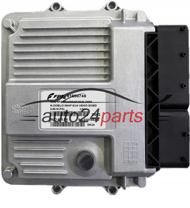 KOMPUTER STEROWNIK SILNIKA FIAT DOBLO II 1.3 M-JET 51880748 MJD6F3D6