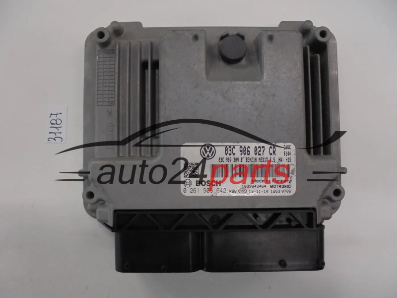 KOMPUTER STEROWNIK SILNIKA VOLKSWAGEN 0261S06642 03C906027CR MED17.5.5