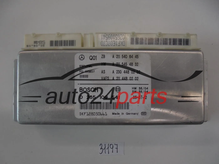 ABS STEROWNIK ESP+PML MERCEDES 0265109541 A2115406445 A2115454832 A2304480202 A2114480202