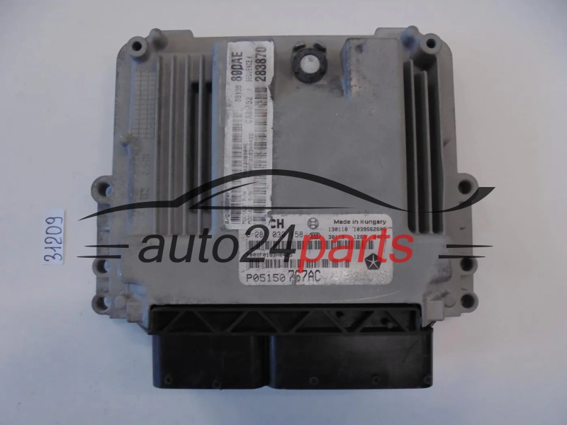 KOMPUTER STEROWNIK SILNIKA JEEP GRAND CHEROKEE 3.0 CRD BOSCH 0 281 030 158, 0281030158, P05150767AC