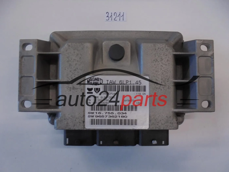 KOMPUTER STEROWNIK SILNIKA CITROEN PEUGEOT IAW 6LP1.45 IAW6LP145 9657362180