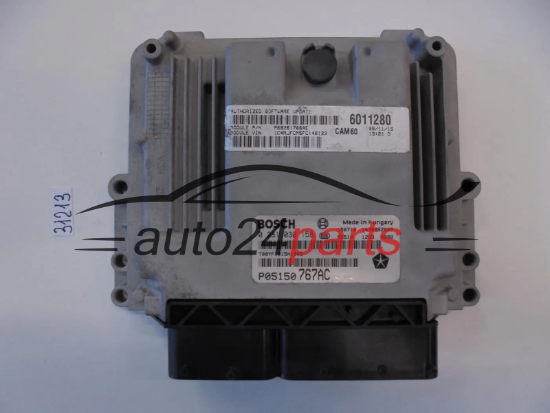 KOMPUTER STEROWNIK SILNIKA JEEP GRAND CHEROKEE 3.0 CRD BOSCH 0 281 030 158, 0281030158, P05150767AC