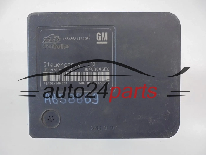 ABS POMPA I STEROWNIK OPEL ASTRA H ZAFIRA B GM 13 213 610 AL, 13213610, ATE 10.0206-0206.4, 10020602064, 10.0960-0548.3, 10096005483