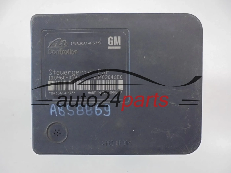 ABS POMPA I STEROWNIK OPEL ASTRA H ZAFIRA B GM 13 213 610 AL, 13213610, ATE 10.0206-0206.4, 10020602064, 10.0960-0548.3, 10096005483