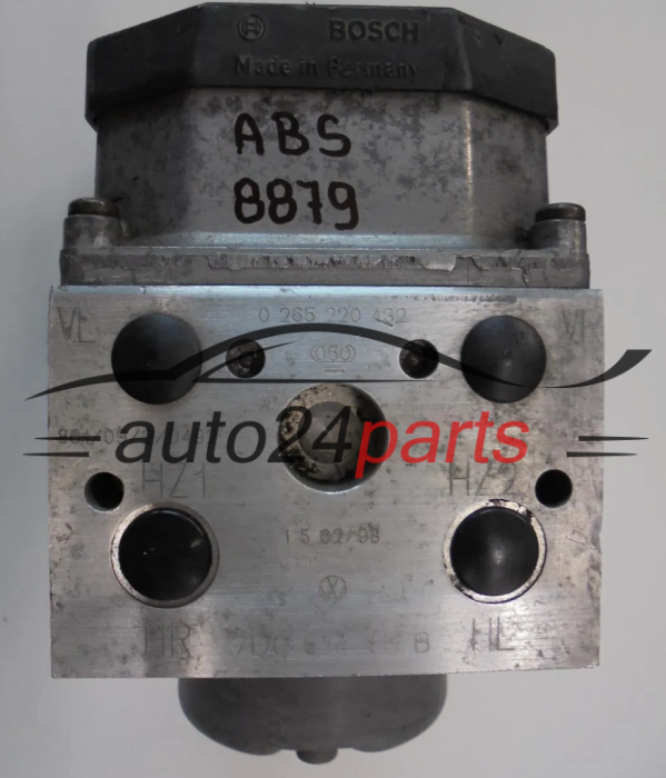 Pompe ABS et calculateur AUDI VOLKSWAGEN 0265220432 7D0614111B 0273004211