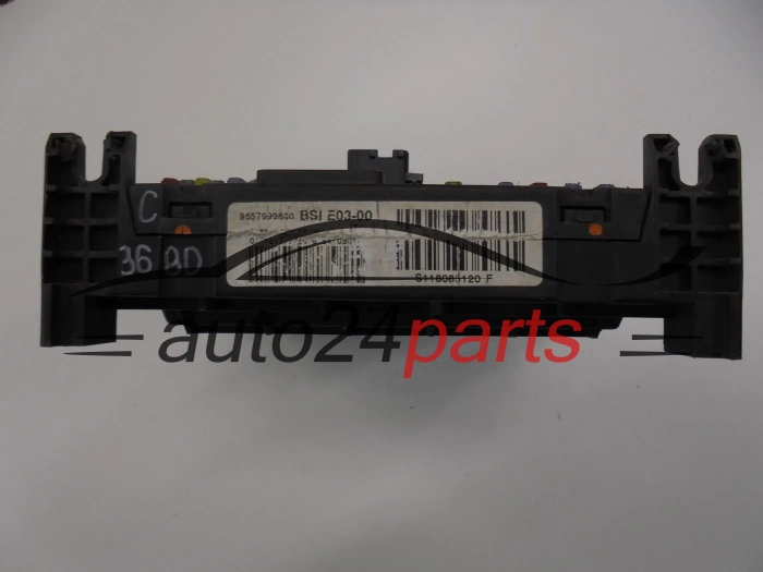 CENTRALKA MODUL STEROWNIK KOMFORTU CITROEN PEUGEOT SIEMENS S118085120F, 9657999880, BSI E03-00 BG