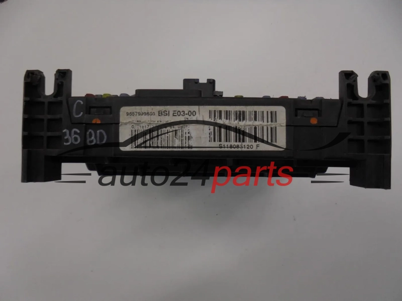 CENTRALKA MODUL STEROWNIK KOMFORTU CITROEN PEUGEOT SIEMENS S118085120F, 9657999880, BSI E03-00 BG