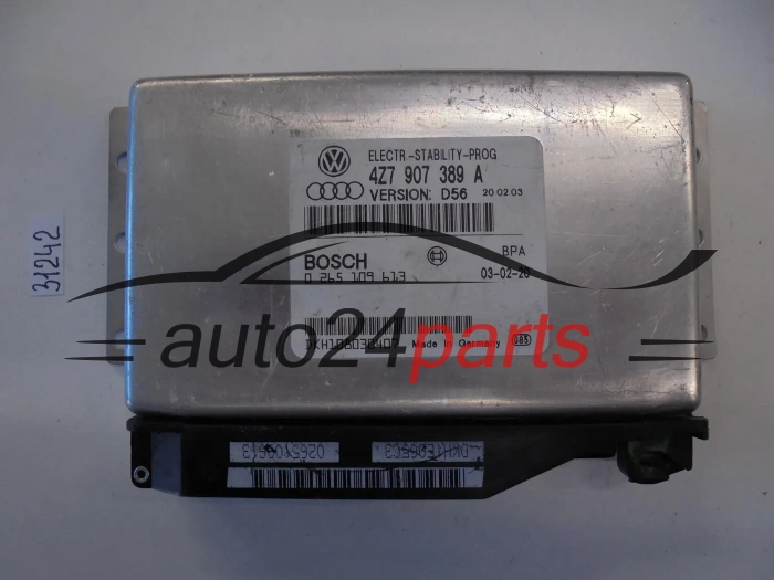 ABS STEROWNIK ESP AUDI ALLROAD 4Z7907389A, 4Z7 907 389 A BOSCH 0265109613, 0 265 109 613