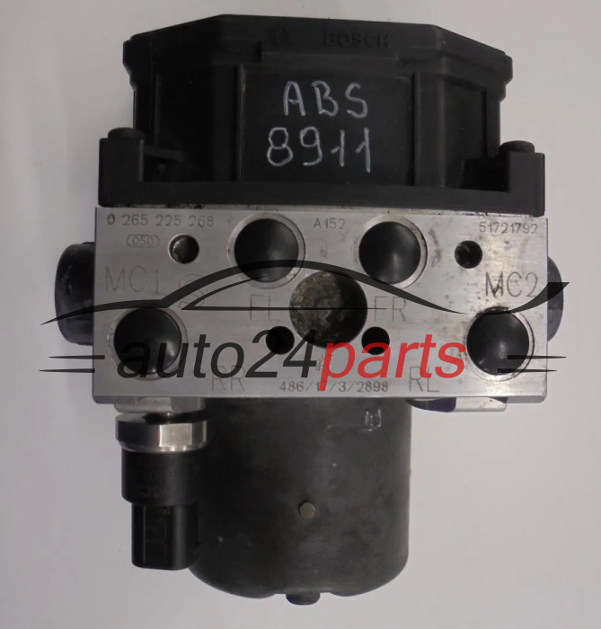 ABS PUMPE BLOCK HYDRAULIKPUMPE STEUERGERÄT ALFA ROMEO 0265225268 51721792 0265950183