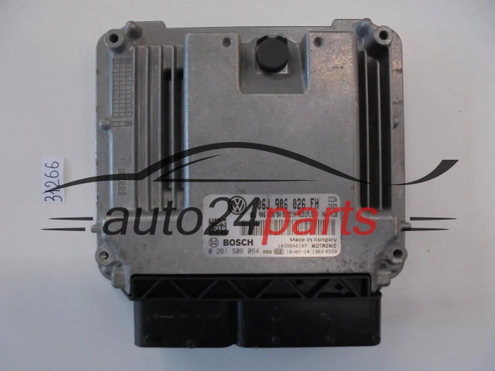 KOMPUTER STEROWNIK SILNIKA VOLKSWAGEN 0261S06064 06J906026FH MED17.5