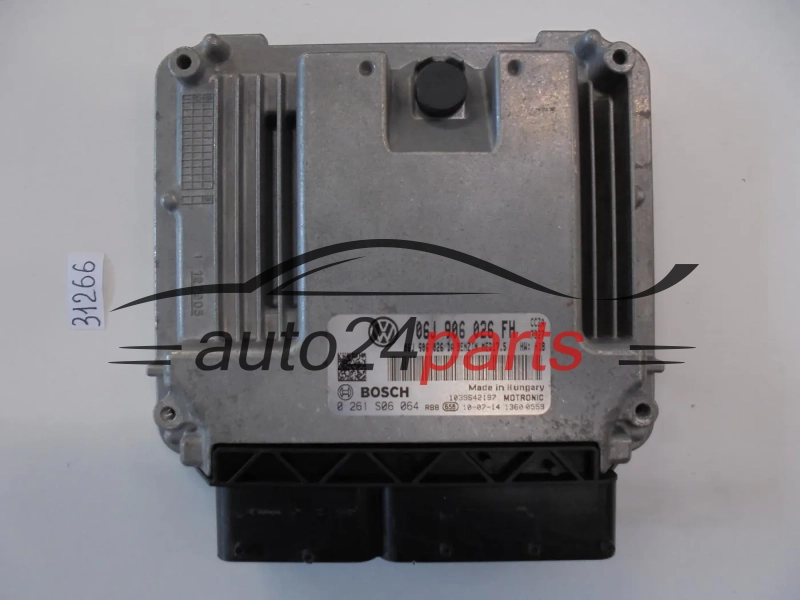 KOMPUTER STEROWNIK SILNIKA VOLKSWAGEN 0261S06064 06J906026FH MED17.5