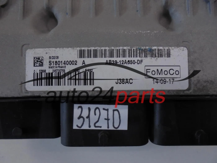 KOMPUTER STEROWNIK SILNIKA FORD AB39-12A650-DF AB3912A650DF S180140002A