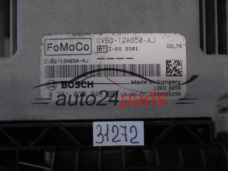 KOMPUTER STEROWNIK SILNIKA FORD 0281030043 CV6Q-12A650-AJ CV6Q12A650AJ