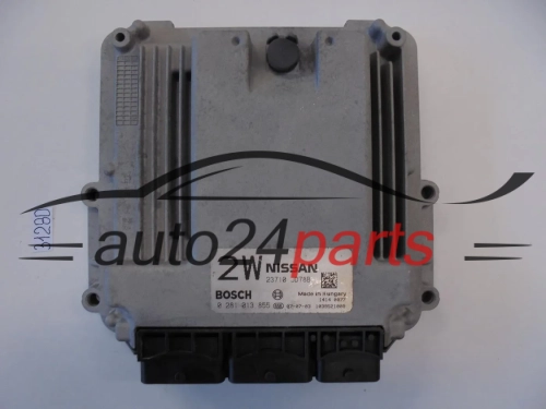 KOMPUTER STEROWNIK SILNIKA NISSAN QASHQAI 2.0 DCI BOSCH 0281013855, 0 281 013 855, 23710JD78B 2W, 23710-JD78B, 23710 JD78B