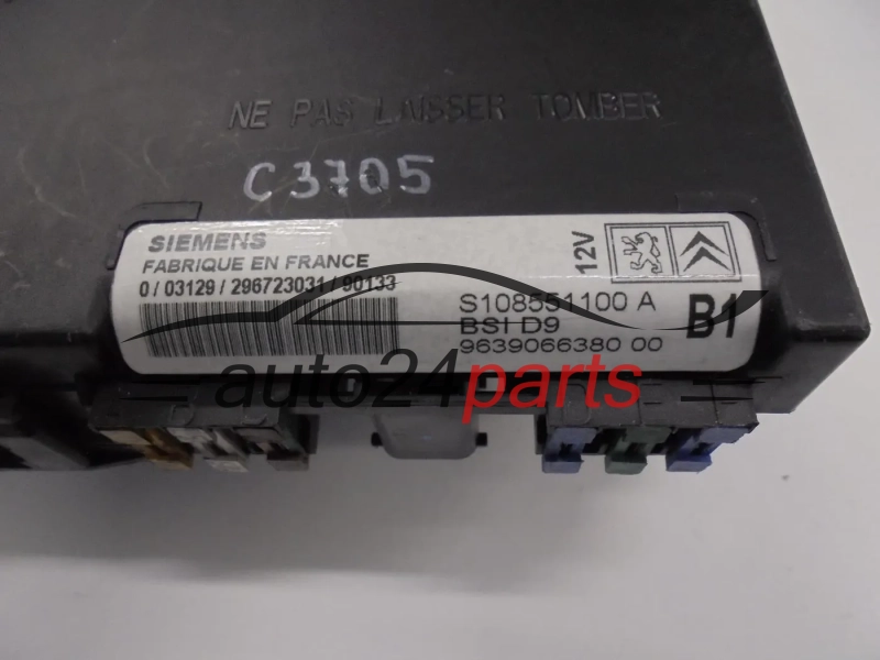 CENTRALKA MODUL CITROEN PEUGEOT S108551100A 9639066380