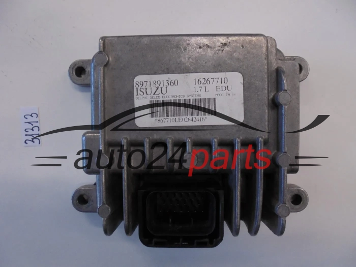 KOMPUTER STEROWNIK POMPY WTRYSKOWEJ EDU OPEL ASTRA CORSA COMBO MERIVA 1.7 DTI ISUZU 8971891360, Delphi Delco 16267710