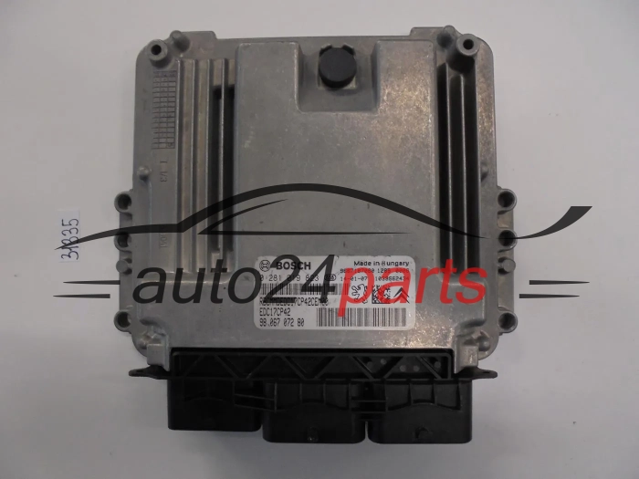 MOTORSTEUERGERÄT ECU STEUERGERÄT   CITROEN PEUGEOT 0281019823 9806707280
