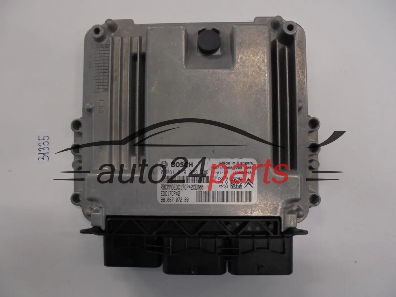 KOMPUTER STEROWNIK SILNIKA CITROEN PEUGEOT 0281019823 9806707280