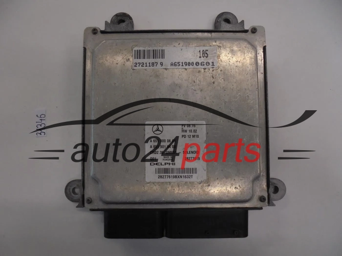 KOMPUTER STEROWNIK SILNIKA MERCEDES SPRINTER 2.2 CDI Delphi 28277619, A 651 900 06 01, A6519000601, A 651 901 94 00, A6519019400, CRD2.35