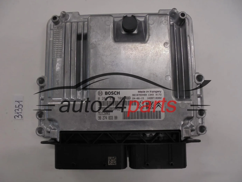 KOMPUTER STEROWNIK SILNIKA CITROEN PEUGEOT 0281034708 9827483380