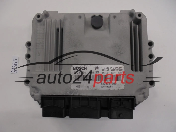 KOMPUTER STEROWNIK SILNIKA OPEL MOVANO RENAULT MASTER 2.5 DCI BOSCH 0 281 011 940, 0281011940, 8200311550, 8200442263, 1039S07296